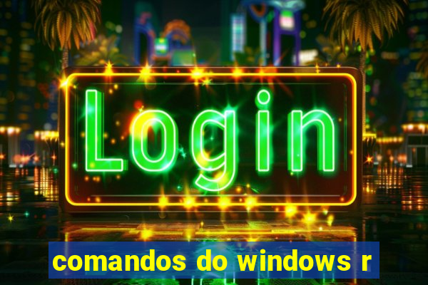 comandos do windows r